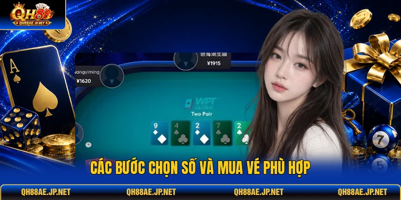Các bước chọn số và mua vé phù hợp Các bước chọn số và mua vé phù hợp