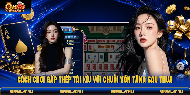 Cách chơi gấp thếp tài xỉu với chuỗi vốn tăng sau thua