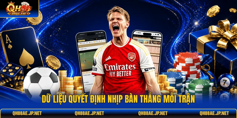 Dữ liệu quyết định nhịp bàn thắng mỗi trận Dữ liệu quyết định nhịp bàn thắng mỗi trận